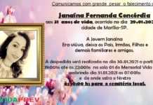 Falecimentos 30/01/21