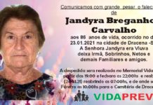 Falecimento 23/01/21