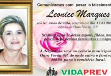 Falecimentos 12/01/21