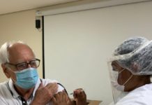 Vacinação contra a COVID na cidade de Dracena chega a quase 500 profissionais de saúde