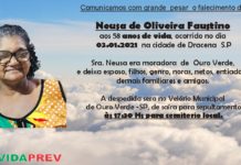 Falecimento 03/01/21