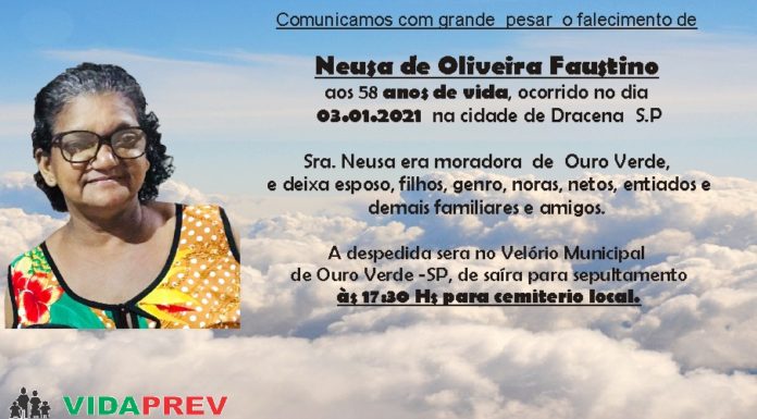 Falecimento 03/01/21
