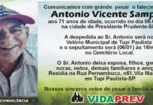 Falecimento 06/01/21