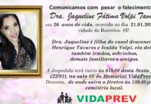 Falecimentos 21/01/21