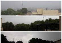 Chuva forte em Dracena por cerca de 40 minutos
