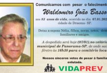 Falecimentos 07/01/21