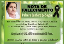 Falecimentos 28/02/21