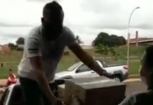 Fundo Social da vizinha Ouro Verde faz entrega de diversas cestas básicas