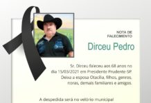 Falecimentos 15/03/21