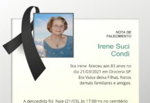 Falecimentos 21/03/21