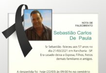 Falecimento 22/03/21