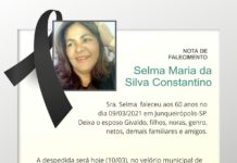 Falecimentos 10/03/21