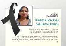 Falecimentos 29/03/21