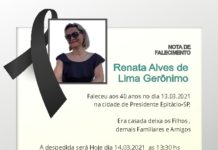 Falecimento 14/03/21