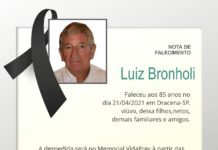 Falecimentos 21/04/21