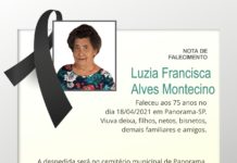 Falecimentos 18/04/21