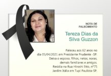 Falecimento 05/04/21