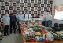 Campanha “Vacina contra a Fome”: Polícia Civil doa mais de meia tonelada de alimentos para a Santa Casa de Dracena