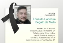 Falecimentos 05/05/21