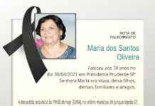 Falecimentos 30/04/21