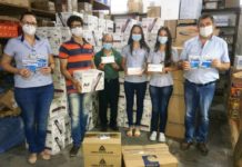 Usina Rio Vermelho faz doação para a Santa Casa de Dracena de Luvas e Máscaras