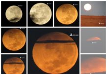 “Superlua” vista no céu de Dracena e o Eclipse Lunar