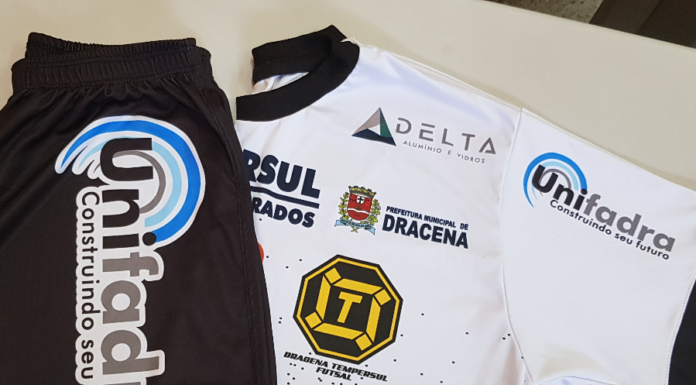 Unifadra/Fundec e Dracena Tempersul Futsal seguem juntos na temporada 2021
