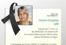 Falecimentos 28/06/21