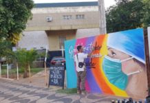 Artista dracenense homenageia profissionais da saúde