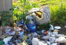 Ciganos abandonam área verde e deixam rastro de sujeira pelo local em Dracena