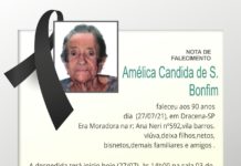 Falecimentos 27/07/21