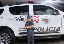 Criança de 6 anos é fã da Polícia Militar