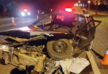 Duas pessoas ficam feridas em acidente entre veículos na SP-294 em Paulicéia