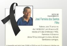 Falecimentos 15/08/21