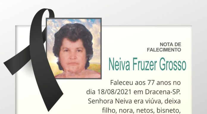 Falecimentos 19/08/21