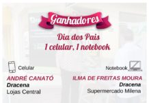 Aconteceu hoje o sorteio Dois Amores “Dia dos Pais” da ACE Dracena