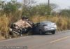 Cinco pessoas ficam feridas em acidente em estrada Vicinal