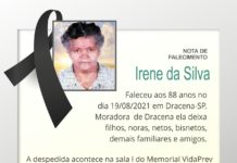 Falecimentos 19/08/21