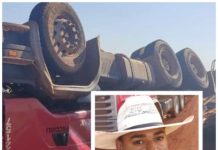 Morador de Flórida Paulista morre em tombamento de caminhão no município de Junqueirópolis