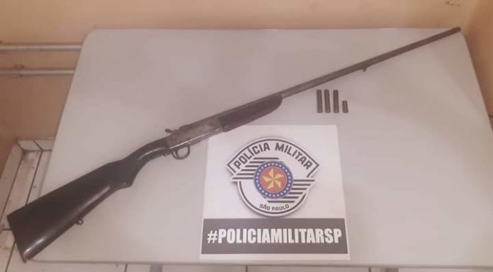Polícia Militar de Paulicéia prende homem por porte ilegal de Arma de Fogo