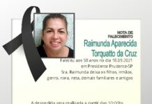 Falecimentos 19/09/21