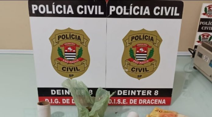 Ação conjunta das Policiais Civis de SP e MS prende dois indivíduos suspeitos por tráfico de drogas em Dracena