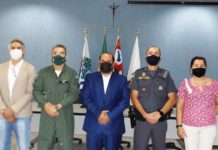 Major Brigadeiro da Força Aérea Brasileira visita a nossa região