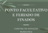 Feriado e Ponto Facultativo – Finados