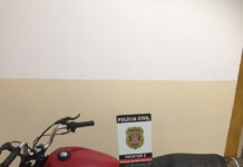 Polícia Civil recupera motocicleta que havia sido furtada na cidade de Tupi Paulista