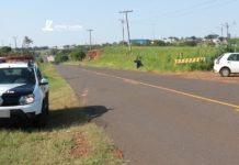 Homem fica ferido em acidente com Motocicleta na Vicinal do Bairro Oásis