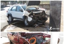 Acidente entre dois veículos deixa homem gravemente ferido no centro de Dracena