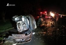 Acidente deixa 3 pessoas gravemente feridas e uma vítima fatal na SP-294, em Junqueirópolis