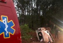 Moradores de Junqueirópolis ficam feridos em acidente em Batayporã/MS