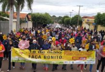 Polícia Militar apoia Campanha “Faça Bonito” em passeatas